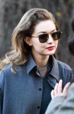 GIGI HADID at Lanvin Fashion Show at PFW in Paris 02/26/2020