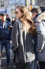 GIGI HADID at Lanvin Fashion Show at PFW in Paris 02/26/2020