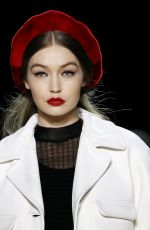 GIGI HADID at Marc Jacobs Runway Show at New York Fashion Week 02/12/2020