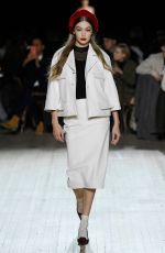 GIGI HADID at Marc Jacobs Runway Show at New York Fashion Week 02/12/2020