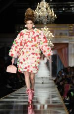 GIGI HADID at Moschino Runway Show at Milan Fashion Week 02/21/2020