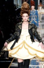 GIGI HADID at Moschino Runway Show at Milan Fashion Week 02/21/2020