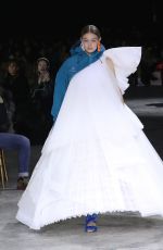 GIGI HADID at Off-white Runway Show at Paris Fashion Week 02/27/2020