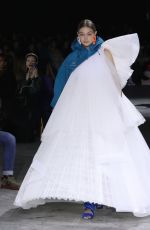GIGI HADID at Off-white Runway Show at Paris Fashion Week 02/27/2020