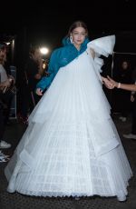 GIGI HADID at Off-white Runway Show at Paris Fashion Week 02/27/2020