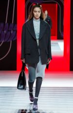 GIGI HADID at Prada Fall/Winter 2020/2021 Womenswear Fashion Show in Milan 02/20/2020