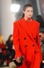 GIGI HADID at Proenza Schouler Runway Show at New York Fashion Week 02/10/2020
