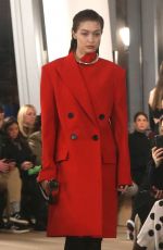 GIGI HADID at Proenza Schouler Runway Show at New York Fashion Week 02/10/2020