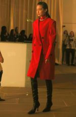 GIGI HADID at Proenza Schouler Runway Show at New York Fashion Week 02/10/2020