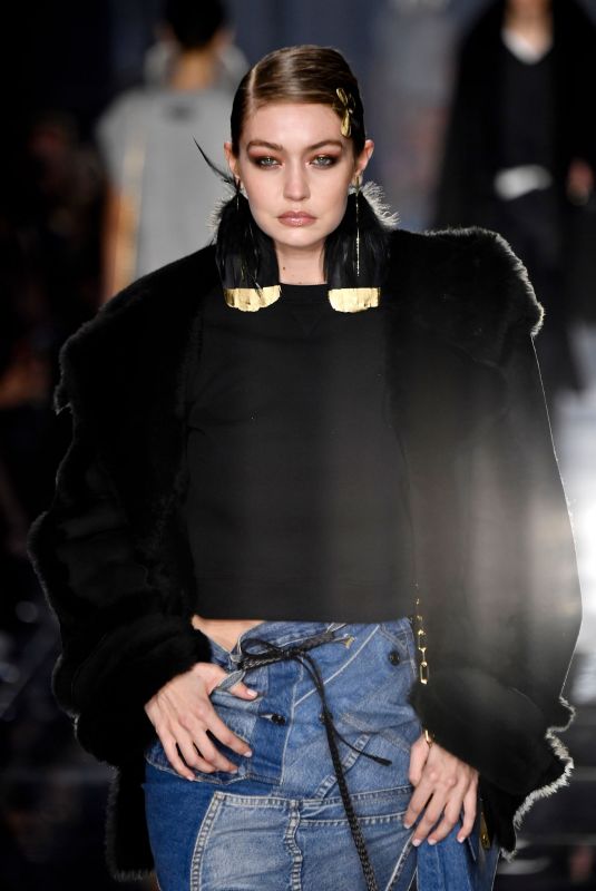 GIGI HADID at Tom Ford Fashion Show in Hollywood 02/07/2020