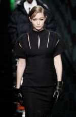 GIGI HADID at Versace Fashion Show at Milan Fashion Week 02/21/2020