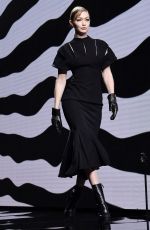 GIGI HADID at Versace Fashion Show at Milan Fashion Week 02/21/2020