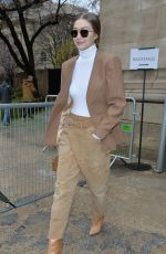 GIGI HADID Leaves Chloe Fashion Show at PFW in Paris 02/27/2020