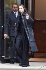 GIGI HADID Leaves Her Apartment in New York 02/10/2020