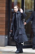 GIGI HADID Leaves Her Apartment in New York 02/10/2020