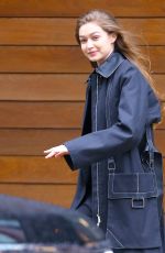 GIGI HADID Leaves Her Apartment in New York 02/10/2020