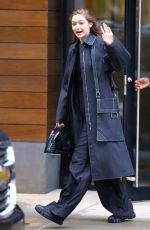 GIGI HADID Leaves Her Apartment in New York 02/10/2020