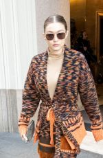 GIGI HADID Leaves Her Hotel in Milan 02/23/2020