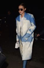 GIGI HADID Leaves LVHM Offices in Paris 02/27/2020