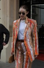 GIGI HADID Leaves Royal Monceau Hotel in Paris 02/25/2020