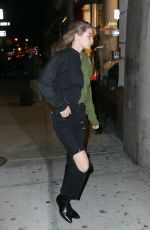 GIGI HADID Night Out in New York 02/09/2020