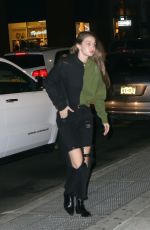 GIGI HADID Night Out in New York 02/09/2020