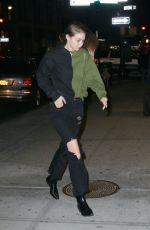 GIGI HADID Night Out in New York 02/09/2020