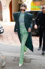 GIGI HADID Out and About in Milan 02/21/2020