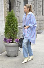 GIGI HADID Out and About in New York 02/05/2020