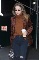 GIGI HADID Out in New York 02/12/2020