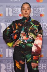 GRACE CARTER at Brit Awards 2020 in London 02/18/2020