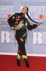GRACE CARTER at Brit Awards 2020 in London 02/18/2020