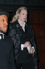 GWENDOLINE CHRISTIE Leaves Her Hotel in New York 02/04/2020