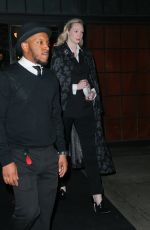 GWENDOLINE CHRISTIE Leaves Her Hotel in New York 02/04/2020