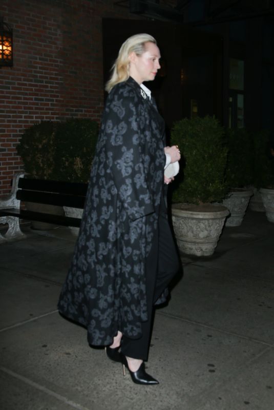 GWENDOLINE CHRISTIE Leaves Her Hotel in New York 02/04/2020