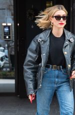 HAILE BIEBER Leaves Her Apartment in New York 02/28/2020