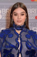 HAILEE STEINFELD at Brit Awards 2020 in London 02/18/2020