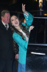 HAILEE STEINFELD Leaves Late Show with Stephen Colbert in New York 02/24/2020