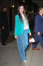 HAILEE STEINFELD Leaves Late Show with Stephen Colbert in New York 02/24/2020