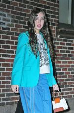 HAILEE STEINFELD Leaves Late Show with Stephen Colbert in New York 02/24/2020