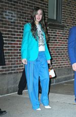 HAILEE STEINFELD Leaves Late Show with Stephen Colbert in New York 02/24/2020