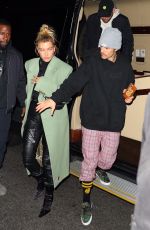 HAILEY and Justin BIEBER Arrives at STK in New York 02/08/2020