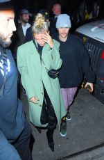 HAILEY and Justin BIEBER Arrives at STK in New York 02/08/2020