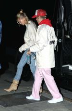 HAILEY and Justin BIEBER at Church Service in Los Angeles 02/12/2020