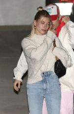 HAILEY and Justin BIEBER at Church Service in Los Angeles 02/12/2020