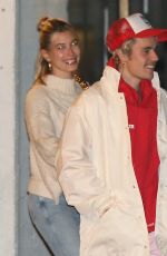 HAILEY and Justin BIEBER at Church Service in Los Angeles 02/12/2020