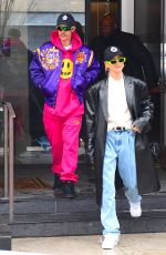 HAILEY and Justin BIEBER Heading to NBC Studios in New York 02/06/2020