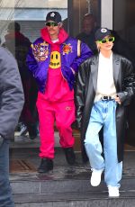 HAILEY and Justin BIEBER Heading to NBC Studios in New York 02/06/2020