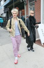 HAILEY and Justin BIEBER Heading to Saturday Night Live in New York 02/08/2020