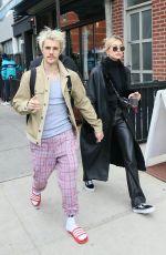 HAILEY and Justin BIEBER Heading to Saturday Night Live in New York 02/08/2020